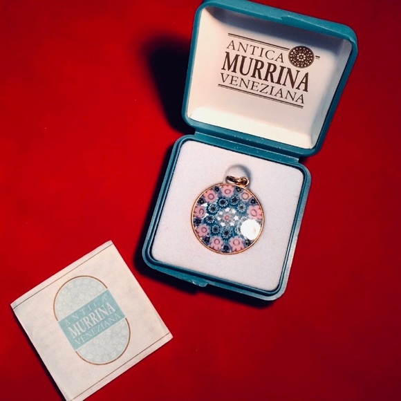 Auth Venetian Glass Pendant Bought+Made in Venice - Picture 1 of 5